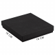Коробка подарочная, размер 18*18*2 см, Solution Superior Linen, черная, бежевый ложемент под ручку и прямоугольный предмет Коробка подарочная, размер 18*18*2 см, Solution Superior Linen, черная, бежевый ложемент под ручку и прямоугольный предмет