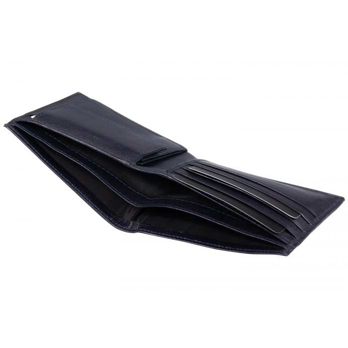 Кошелек с картхолдером для кредитных карт Leather Dream из нат. кожи, синий