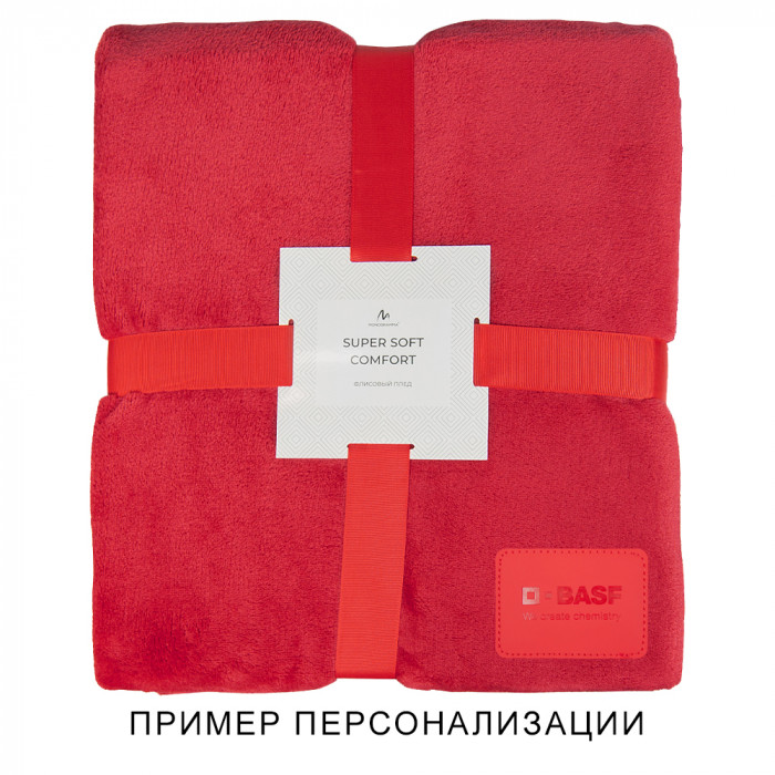 Набор подарочный Solution Duo (плед, термос для еды), красный