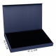 Подарочная коробка, размер 41,2*30,5*4,3 см, Solution Prestige Skyline Fabrique с магнитным клапаном, темно-синяя, с черным ложементом Подарочная коробка, размер 41,2*30,5*4,3 см, Solution Prestige Skyline Fabrique с магнитным клапаном, темно-синяя, с черным ложементом