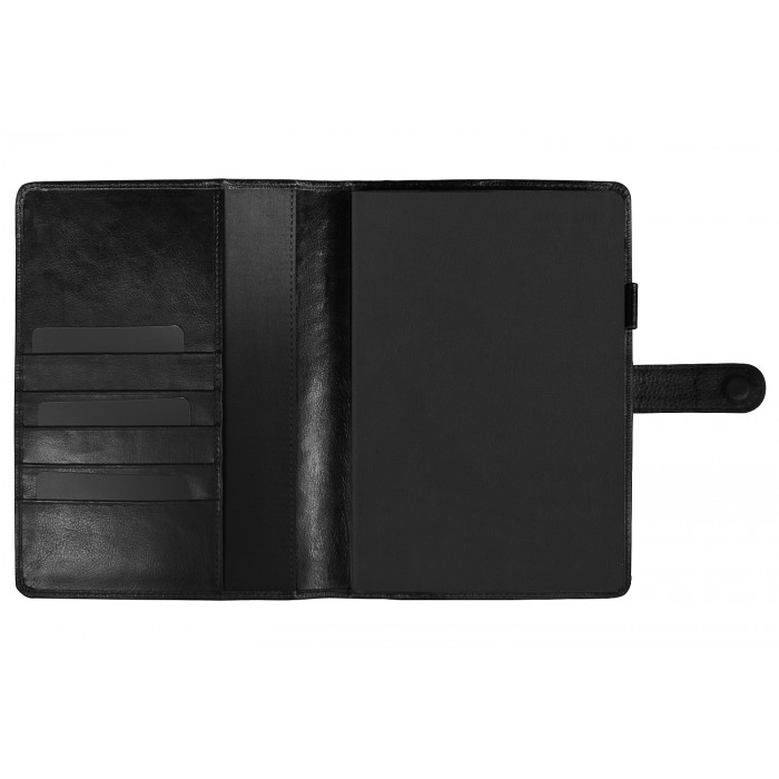 Набор подарочный Solution Prestige Quadro (Блокнот Flexy Forest Urban Latte в суперобложке Country Leather Sky, обложка для автодокументов Leather Sun, нож складной Tools Impression)