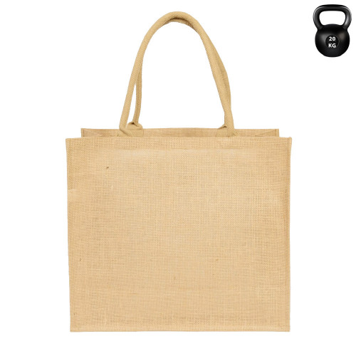 Сумка из джута Caravan Jute, размер 36*40*21 см, бежевая Сумка из джута Caravan Jute, размер 36*40*21 см, бежевая