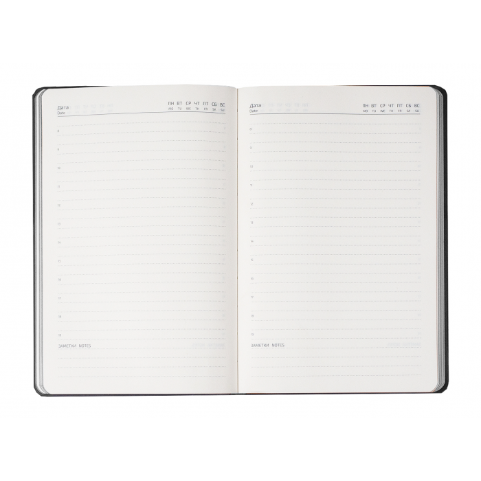Ежедневник Flexy Happy Line Skyline A5 красный, недатированный, в гибкой обложке