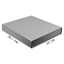 Подарочная коробка, размер 29,7*28,0*4,5 см, Solution Prestige Magnum Linen с магнитным клапаном под индивидуальную вырубку, серебристая, с бежевым ложементом Подарочная коробка, размер 29,7*28,0*4,5 см, Solution Prestige Magnum Linen с магнитным клапаном под индивидуальную вырубку, серебристая, с бежевым ложементом