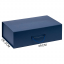 Подарочная коробка, размер 39*26,3*11 см, Solution Prestige Big Case Soft с магнитным клапаном и ручкой , темно-синяя Подарочная коробка, размер 39*26,3*11 см, Solution Prestige Big Case Soft с магнитным клапаном и ручкой , темно-синяя