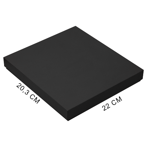 Коробка подарочная, размер 203*220*30 мм, Solution Gift Soft Touch для ежедневника и ручки, черная Коробка подарочная, размер 203*220*30 мм, Solution Gift Soft Touch для ежедневника и ручки, черная