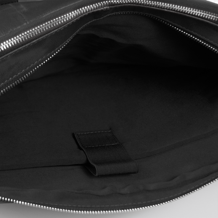 Портфель для ноутбука Vancouver Leather из натуральной кожи, черный