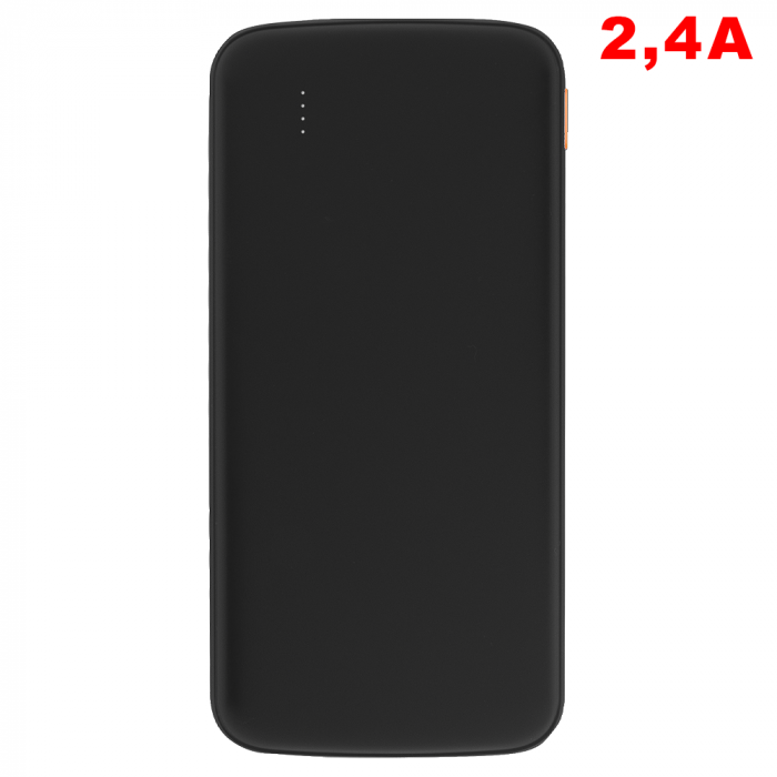 Внешний аккумулятор «Universal», 10 000 mAH, 5V 2.4 A, черный