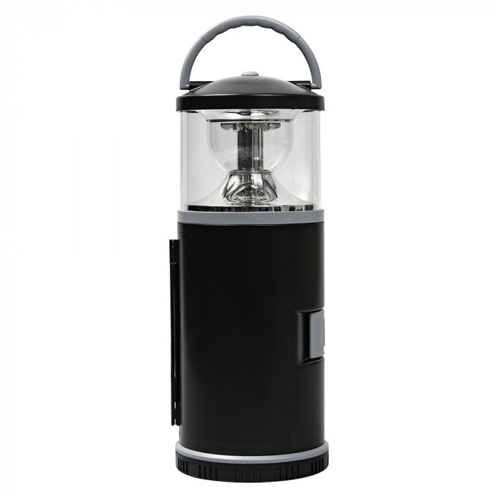 Набор инструментов Tools lantern cо встроенной лампой , 15 инструментов,  черный, в пластиковом футляре