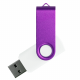 Флеш накопитель USB 2.0 Twister Сolor Mix 16GB, пластик Софт Тач/металл, белый/фиолетовый Флеш накопитель USB 2.0 Twister Сolor Mix 16GB, пластик Софт Тач/металл, белый/фиолетовый