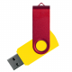 Флеш накопитель USB 2.0 Twister Сolor Mix 16GB, пластик Софт Тач/металл, желтый/красный Флеш накопитель USB 2.0 Twister Сolor Mix 16GB, пластик Софт Тач/металл, желтый/красный