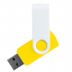 Флеш накопитель USB 2.0 Twister Сolor Mix 16GB, пластик Софт Тач/металл, желтый/белый Флеш накопитель USB 2.0 Twister Сolor Mix 16GB, пластик Софт Тач/металл, желтый/белый