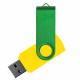 Флеш накопитель USB 2.0 Twister Сolor Mix 16GB, пластик Софт Тач/металл, желтый/зеленый Флеш накопитель USB 2.0 Twister Сolor Mix 16GB, пластик Софт Тач/металл, желтый/зеленый