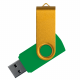 Флеш накопитель USB 2.0 Twister Сolor Mix 16GB, пластик Софт Тач/металл, зеленый/желтый Флеш накопитель USB 2.0 Twister Сolor Mix 16GB, пластик Софт Тач/металл, зеленый/желтый