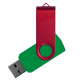 Флеш накопитель USB 2.0 Twister Сolor Mix 16GB, пластик Софт Тач/металл, зеленый/красный Флеш накопитель USB 2.0 Twister Сolor Mix 16GB, пластик Софт Тач/металл, зеленый/красный