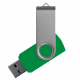 Флеш накопитель USB 2.0 Twister Сolor Mix 16GB, пластик Софт Тач/металл, зеленый/серебристый Флеш накопитель USB 2.0 Twister Сolor Mix 16GB, пластик Софт Тач/металл, зеленый/серебристый