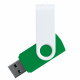 Флеш накопитель USB 2.0 Twister Сolor Mix 16GB, пластик Софт Тач/металл, зеленый/белый Флеш накопитель USB 2.0 Twister Сolor Mix 16GB, пластик Софт Тач/металл, зеленый/белый