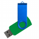 Флеш накопитель USB 2.0 Twister Сolor Mix 16GB, пластик Софт Тач/металл, зеленый/синий Флеш накопитель USB 2.0 Twister Сolor Mix 16GB, пластик Софт Тач/металл, зеленый/синий