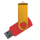 Флеш накопитель USB 2.0 Twister Сolor Mix 16GB, пластик Софт Тач/металл, красный/желтый Флеш накопитель USB 2.0 Twister Сolor Mix 16GB, пластик Софт Тач/металл, красный/желтый