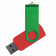 Флеш накопитель USB 2.0 Twister Сolor Mix 16GB, пластик Софт Тач/металл, красный/зеленый Флеш накопитель USB 2.0 Twister Сolor Mix 16GB, пластик Софт Тач/металл, красный/зеленый