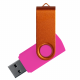 Флеш накопитель USB 2.0 Twister Сolor Mix 16GB, пластик Софт Тач/металл, розовый/оранжевый Флеш накопитель USB 2.0 Twister Сolor Mix 16GB, пластик Софт Тач/металл, розовый/оранжевый