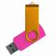 Флеш накопитель USB 2.0 Twister Сolor Mix 16GB, пластик Софт Тач/металл, розовый/золотистый Флеш накопитель USB 2.0 Twister Сolor Mix 16GB, пластик Софт Тач/металл, розовый/золотистый
