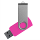 Флеш накопитель USB 2.0 Twister Сolor Mix 16GB, пластик Софт Тач/металл, розовый/серебристый Флеш накопитель USB 2.0 Twister Сolor Mix 16GB, пластик Софт Тач/металл, розовый/серебристый