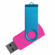 Флеш накопитель USB 2.0 Twister Сolor Mix 16GB, пластик Софт Тач/металл, розовый/голубой Флеш накопитель USB 2.0 Twister Сolor Mix 16GB, пластик Софт Тач/металл, розовый/голубой