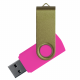 Флеш накопитель USB 2.0 Twister Сolor Mix 16GB, пластик Софт Тач/металл, розовый/оливковый Флеш накопитель USB 2.0 Twister Сolor Mix 16GB, пластик Софт Тач/металл, розовый/оливковый
