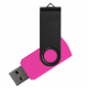 Флеш накопитель USB 2.0 Twister Сolor Mix 16GB, пластик Софт Тач/металл, розовый/черный Флеш накопитель USB 2.0 Twister Сolor Mix 16GB, пластик Софт Тач/металл, розовый/черный