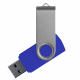 Флеш накопитель USB 2.0 Twister Сolor Mix 16GB, пластик Софт Тач/металл, синий/серебристый Флеш накопитель USB 2.0 Twister Сolor Mix 16GB, пластик Софт Тач/металл, синий/серебристый