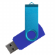 Флеш накопитель USB 2.0 Twister Сolor Mix 16GB, пластик Софт Тач/металл, синий/голубой Флеш накопитель USB 2.0 Twister Сolor Mix 16GB, пластик Софт Тач/металл, синий/голубой