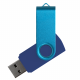 Флеш накопитель USB 2.0 Twister Сolor Mix 16GB, пластик Софт Тач/металл, темно-синий/голубой Флеш накопитель USB 2.0 Twister Сolor Mix 16GB, пластик Софт Тач/металл, темно-синий/голубой