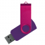 Флеш накопитель USB 2.0 Twister Сolor Mix 16GB, пластик Софт Тач/металл, фиолетовый/розовый Флеш накопитель USB 2.0 Twister Сolor Mix 16GB, пластик Софт Тач/металл, фиолетовый/розовый