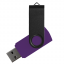 Флеш накопитель USB 2.0 Twister Сolor Mix 16GB, пластик Софт Тач/металл, фиолетовый/черный Флеш накопитель USB 2.0 Twister Сolor Mix 16GB, пластик Софт Тач/металл, фиолетовый/черный