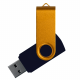 Флеш накопитель USB 2.0 Twister Сolor Mix 16GB, пластик Софт Тач/металл, черный/золотистый Флеш накопитель USB 2.0 Twister Сolor Mix 16GB, пластик Софт Тач/металл, черный/золотистый