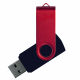 Флеш накопитель USB 2.0 Twister Сolor Mix 16GB, пластик Софт Тач/металл, черный/красный Флеш накопитель USB 2.0 Twister Сolor Mix 16GB, пластик Софт Тач/металл, черный/красный
