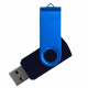 Флеш накопитель USB 2.0 Twister Сolor Mix 16GB, пластик Софт Тач/металл, черный/синий Флеш накопитель USB 2.0 Twister Сolor Mix 16GB, пластик Софт Тач/металл, черный/синий
