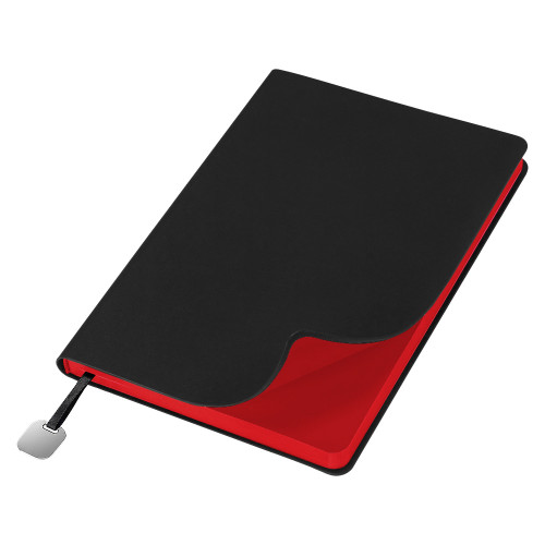 Ежедневник Flexy Latte Soft Touch Black Edition Color А5, черный/красный, недатированный, в гибкой обложке Ежедневник Flexy Latte Soft Touch Black Edition Color А5, черный/красный, недатированный, в гибкой обложке