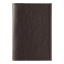 Обложка для паспорта Leather Sky Flotter Trend из натуральной кожи, коричневая 4273C