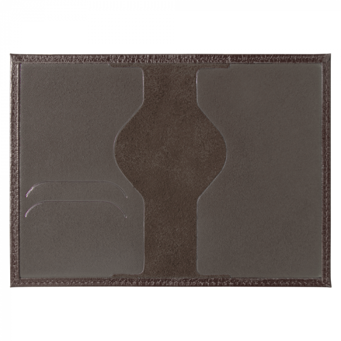 Обложка для автодокументов Leather Sky Flotter Sun из натуральной кожи, коричневая