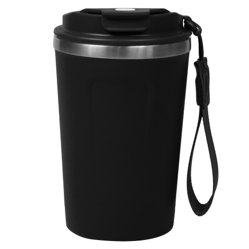 Термокружка Zencup вакуумная, стальная, 380 мл, черная Термокружка Zencup вакуумная, стальная, 380 мл, черная
