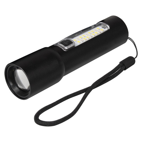 Фонарь Tools Ghent, алюминиевый, аккумуляторный, с зарядкой type-c, черный