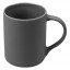 Кружка фарфоровая Casa Grande Magnolia Color Matt,, матовая, серо-серая, 350 мл