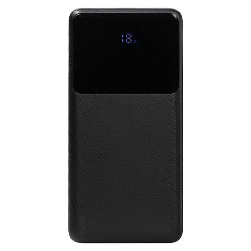 Внешний аккумулятор (powerbank) «Stream 20», 20 000 mAH, с двумя зарядными шнурами,  22,5W (Ватт)  super fast charge, Power Delivery (PD) 25.5W (dfnn), c цифровым дисплеем для контроля заряда, черный