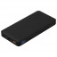 Внешний аккумулятор (powerbank)  «WeCharge Soft Touch»,  10 000 mAH, Power Delivery (PD) 25.5W, со светящимся логотипом после гравировки, c цифровым дисплеем для контроля заряда, черный