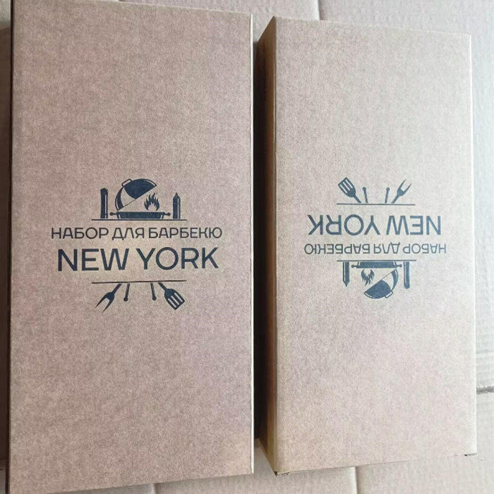 Набор для барбекю «New York», серебристый, черный