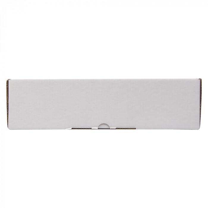 Коробка крафтовая белая с окошком, размер 30*30*8 см, самосборная
