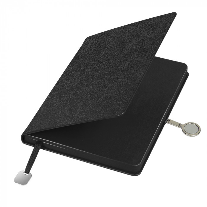 Ежедневник Alfa Omega Mocca Business Edition B5, в твердой обложке, с магнитной застежкой, черный, в подарочной коробке
