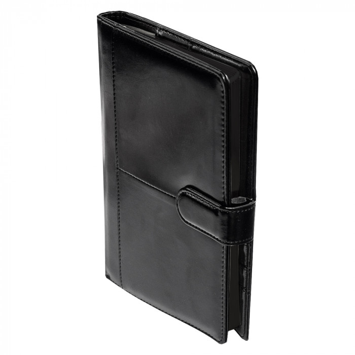 Ежедневник в суперобложке Country Business Pristine A5+, черный, недатированный, с магнитным клапаном, в твердой обложке c поролоном, в подарочной коробке